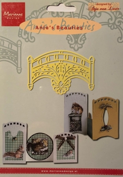 Embossing-Schablone Anja's Beauties 1